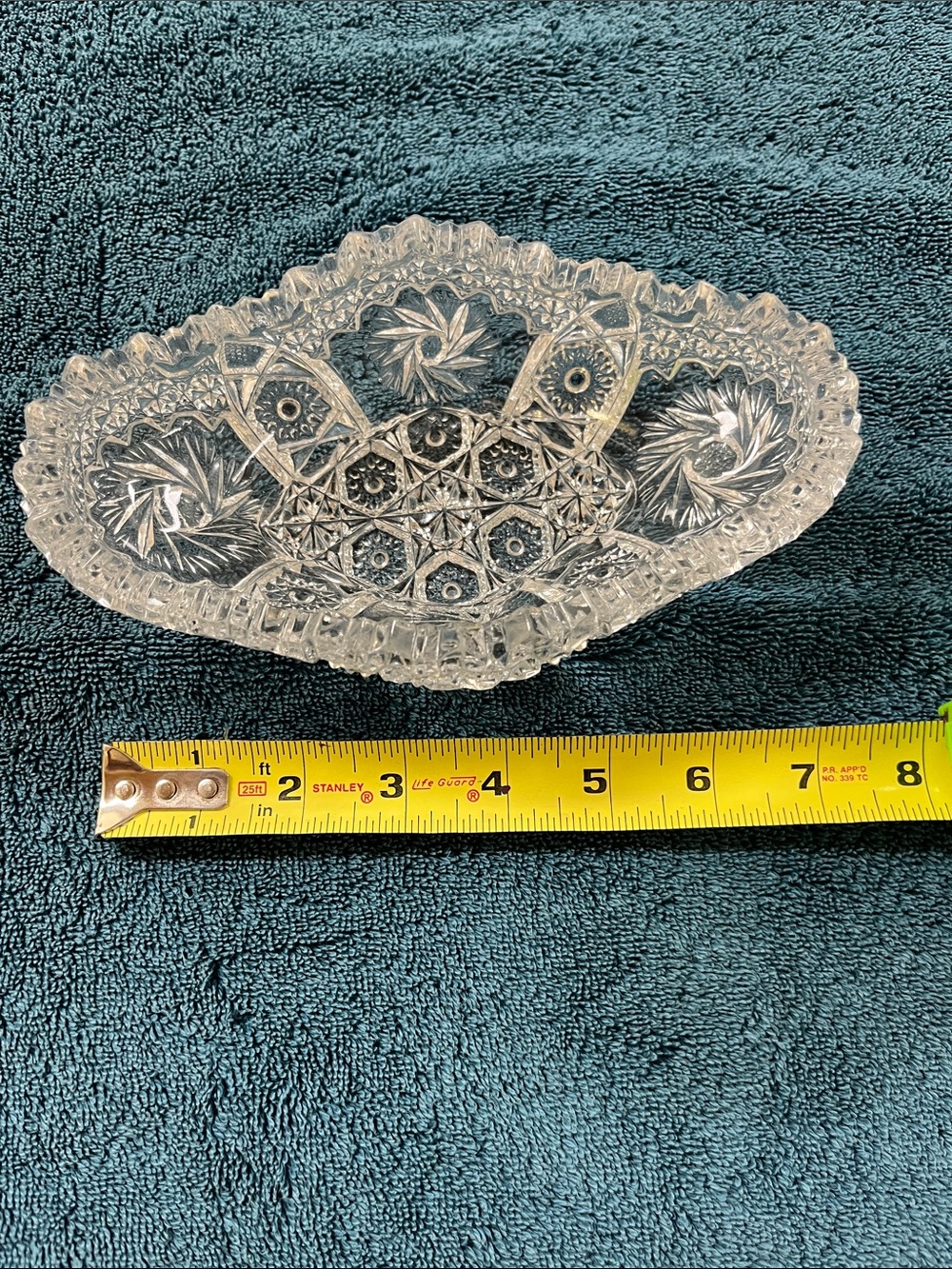 Antique Early American pattern glass candy dish